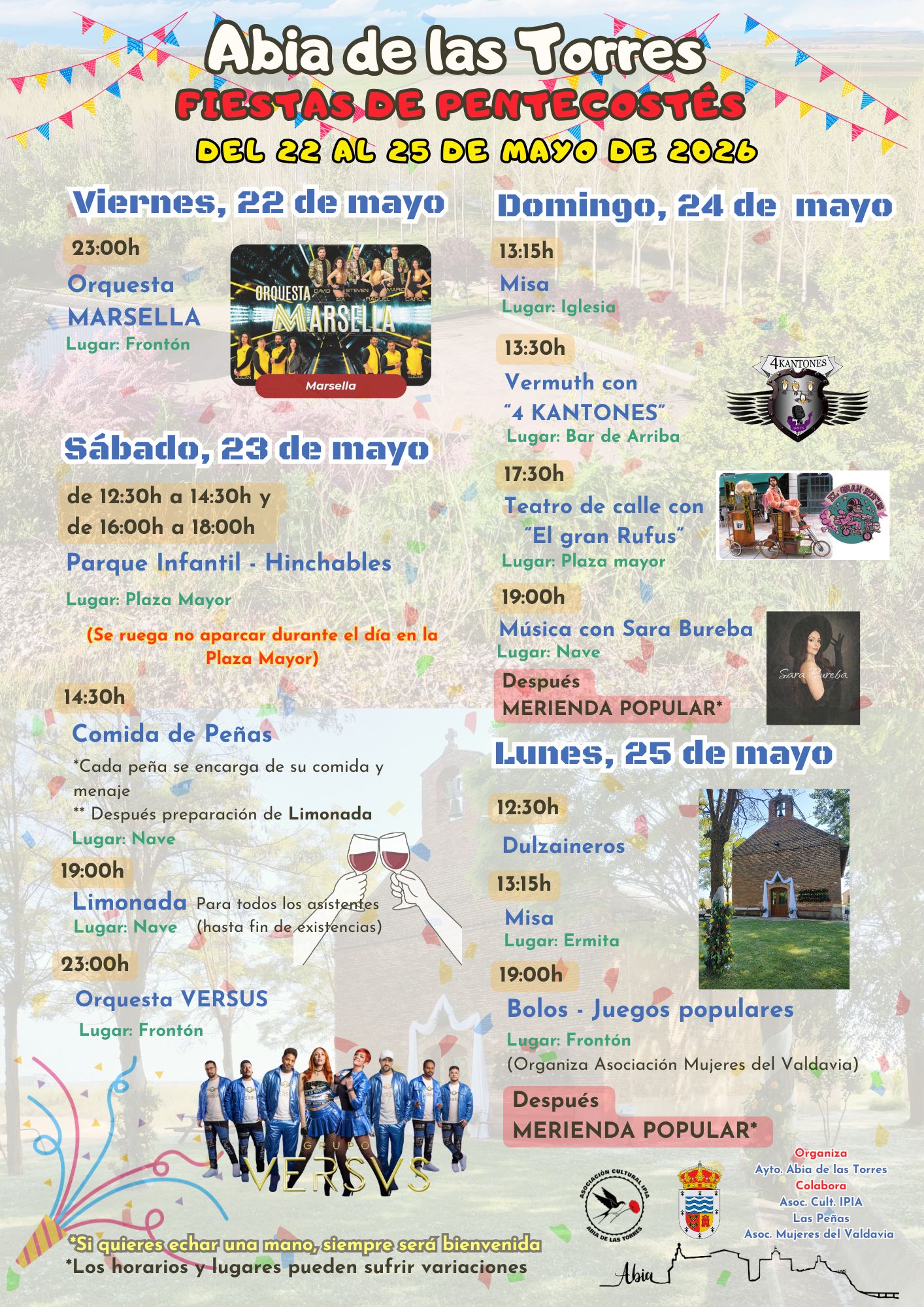 Fiestas de Pentecostés 2026